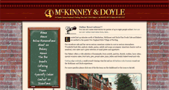 Desktop Screenshot of mckinneyanddoyle.com